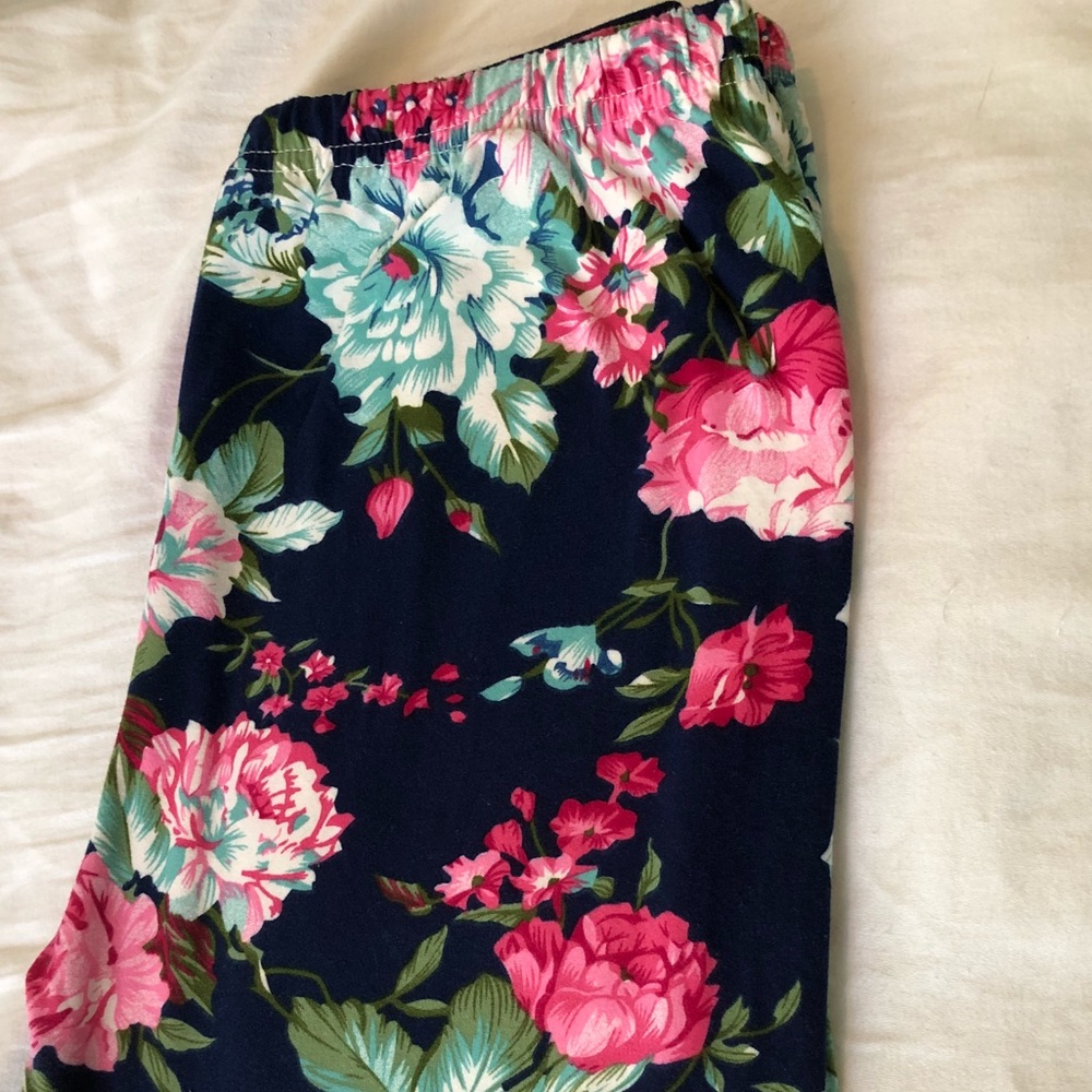 Floral leggings